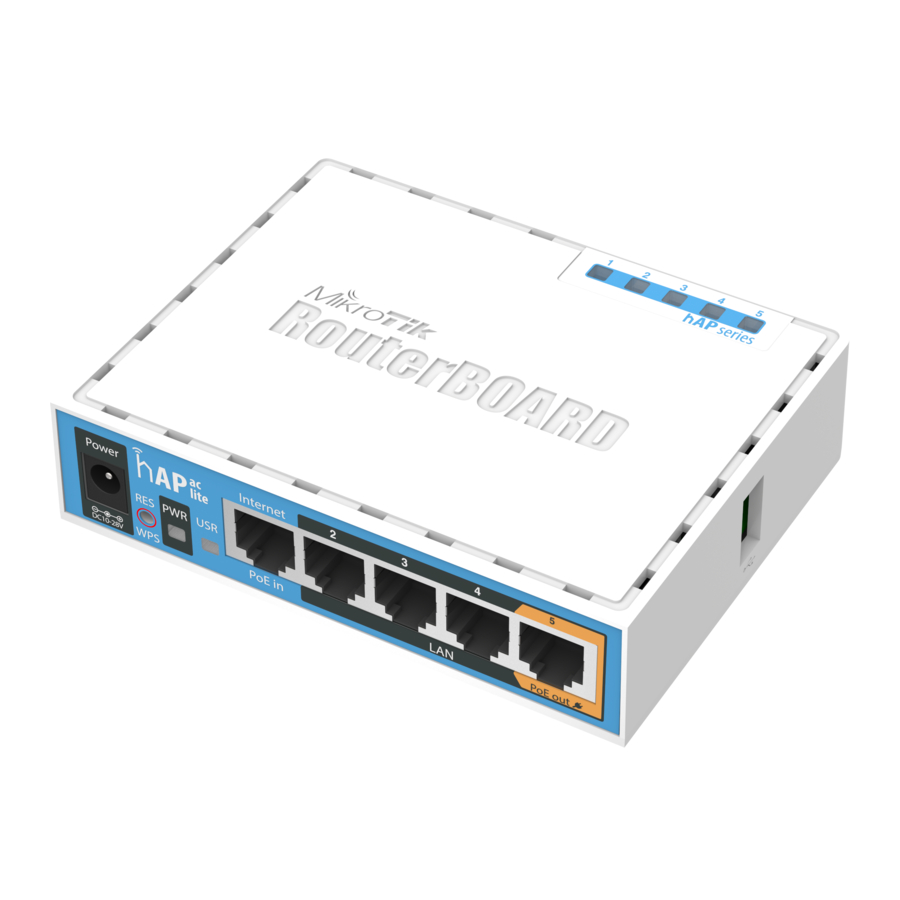 MikroTik hAP ac lite - Router Quick Setup Guide