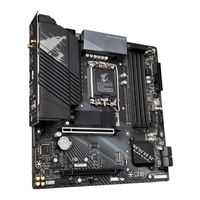 Gigabyte B660 A ELITE AX DDR4 User Manual