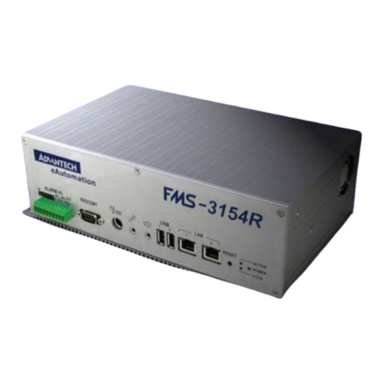 Advantech FMS-3154R Operating Instructions Manual