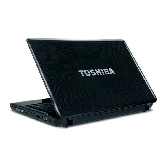 User Manuals: Toshiba Satellite Pro L640-EZ1412 Laptop