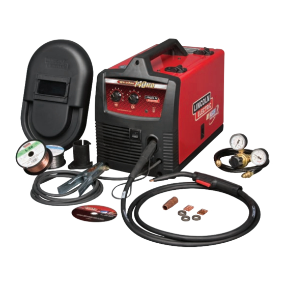 Lincoln Electric Weld-Pak 140HD Technical Specifications