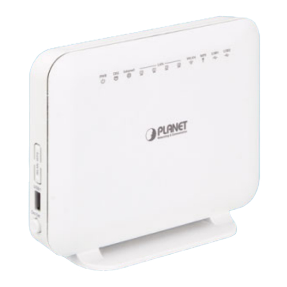 Planet VDR-300NU User Manual