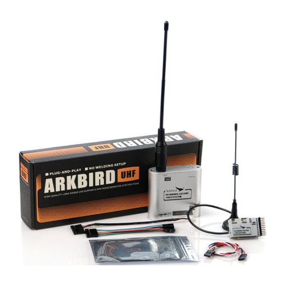 Arkbird 433UHF Quick Start Manual