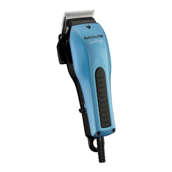 BaByliss PRO BAB850C Operating Instructions Manual