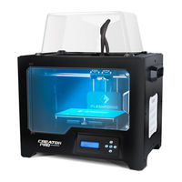 Flashforge 3D Printer Creator X Startup Manual