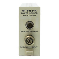 HP HP 81531A User Manual