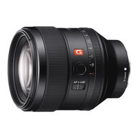 Sony FE 1.4 / 85 GM Service Manual