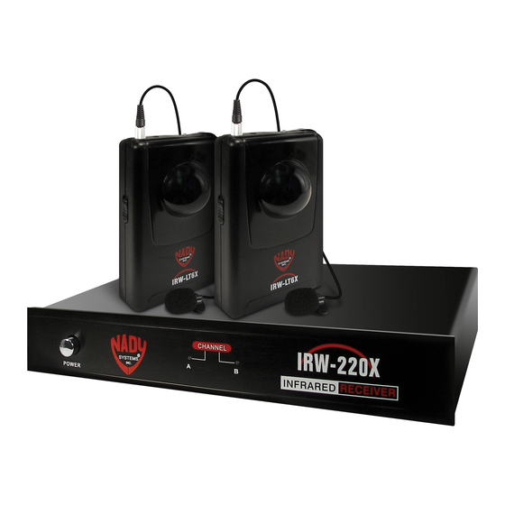 Nady Systems IRW-220X Owner's Manual