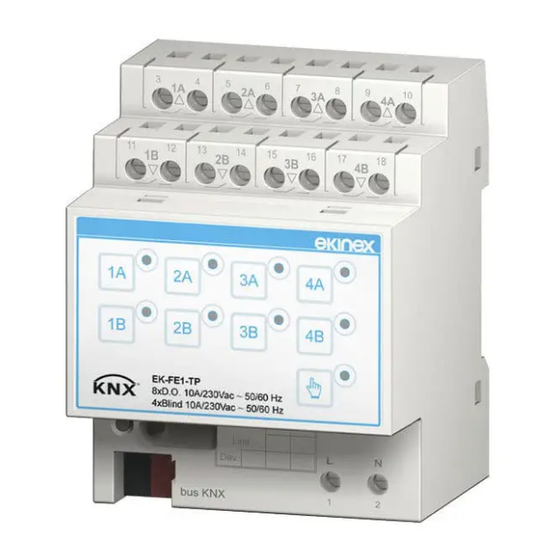 Ekinex EK-FE1-TP Applications Manual