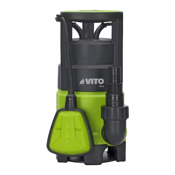 Vito Agro VIBAS750 Instruction Manual