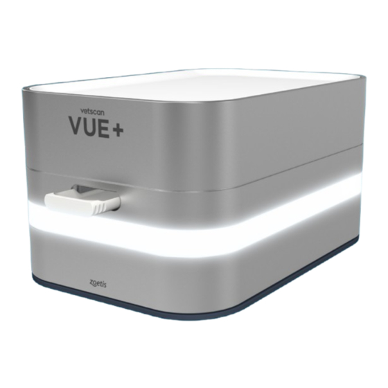 Zoetis vetscan VUE+ User Manual