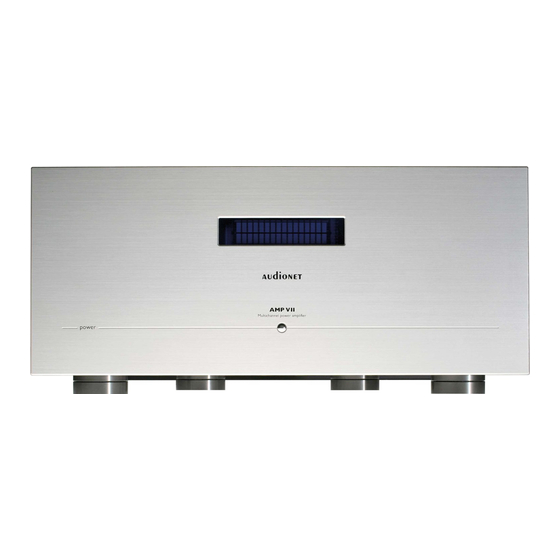 Audionet AMP VII User Manual