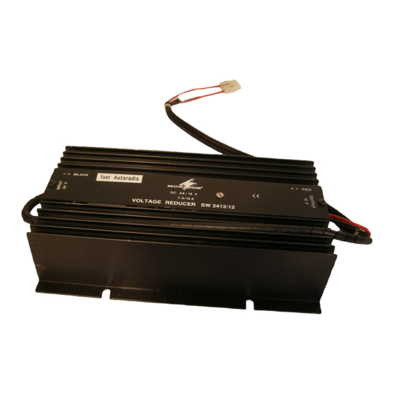 Monacor SW-2412/5 Quick Manual