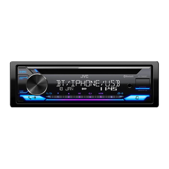 JVC KD-T752BT Instruction Manual
