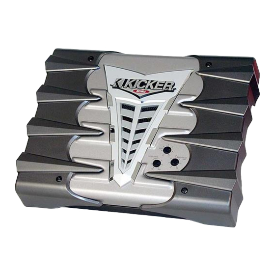 Kicker KX150.2 Manuals