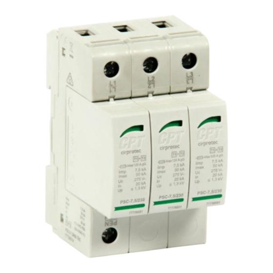 CPT PSC3 Series Quick Start Manual