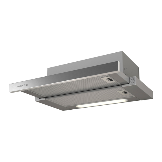 Philco APIA 60 L Ventilation Hood Manuals