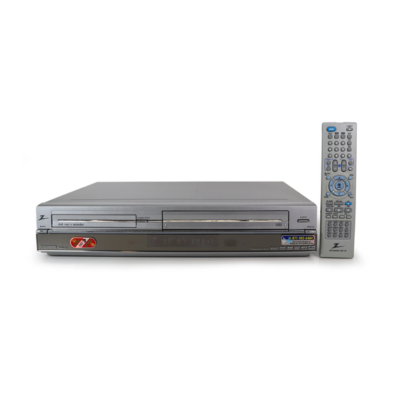 Zenith XBR413 - DVD Player/Recorder And VCR Combo Manuals
