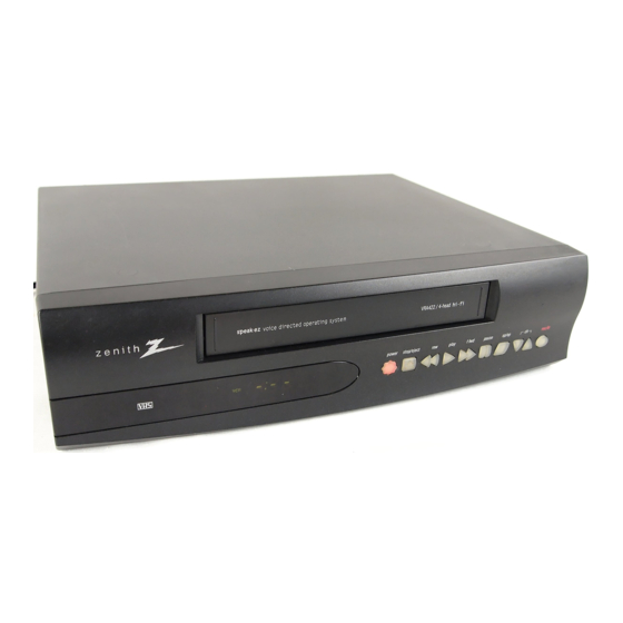 Zenith VRB211 Operating Manual