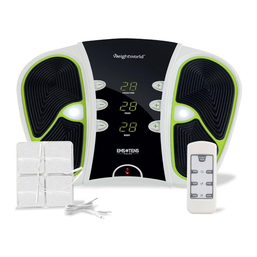 Weightworld CIRCULATOR - Foot Massager Manual