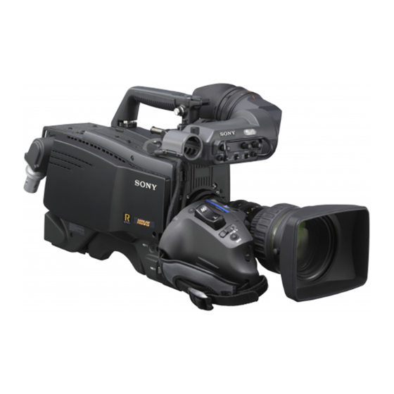 Sony HDC1400R Operation Manual