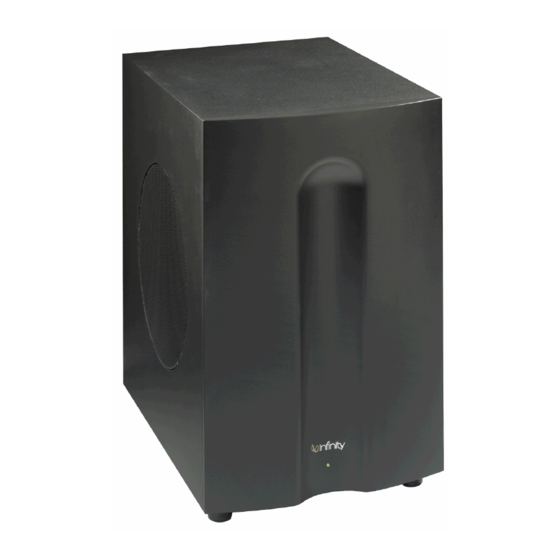 Infinity SUB450 Service Manual
