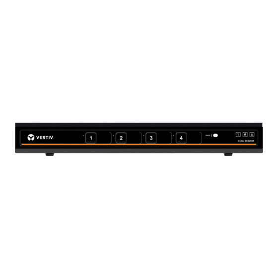 Vertiv Cybex SC820DP Quick Installation Manual