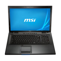 MSI CX70 Disassembly Manual