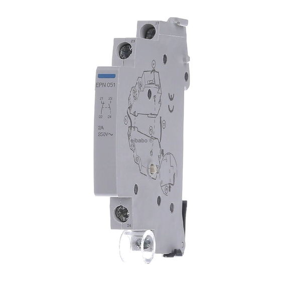 hager EPN051 User Instructions
