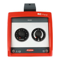 Fronius RC Panel Basic Operating Instructions Manual