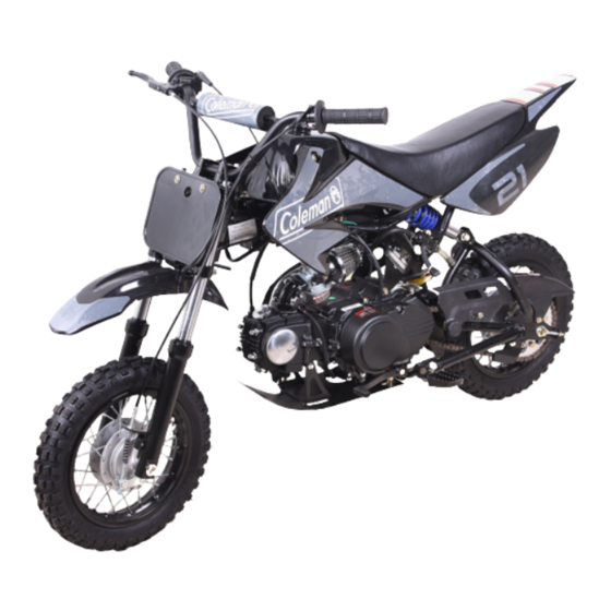 Coleman Powersports 70DX 2020 Owner's Manual
