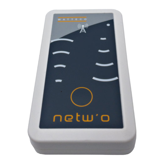 WATTECO Netw'O 50-70-136 Quick Start Manual