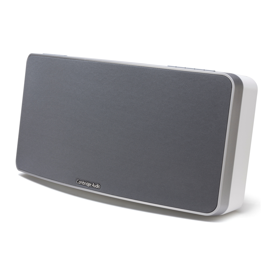 Cambridge Audio AIR 100, AIR 200 - Wireless Speaker Manual