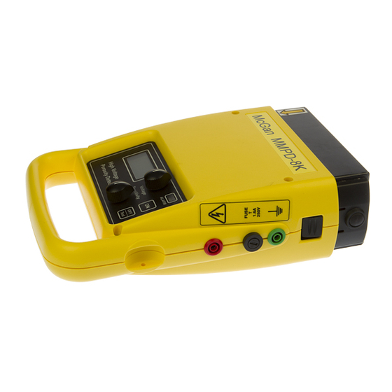 McGan MicroMed PD-8K Quick Operation Manual