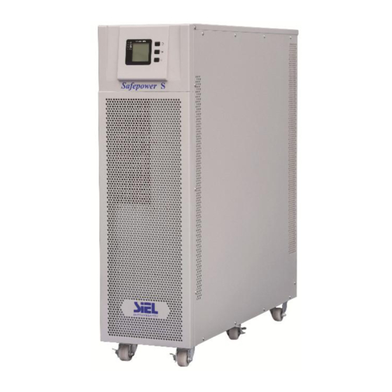 Siel SAFEPOWER S series Installation And User Manual