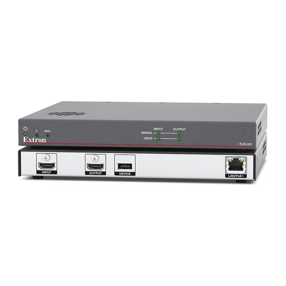 Extron electronics TouchLink TLSI 201 User Manual