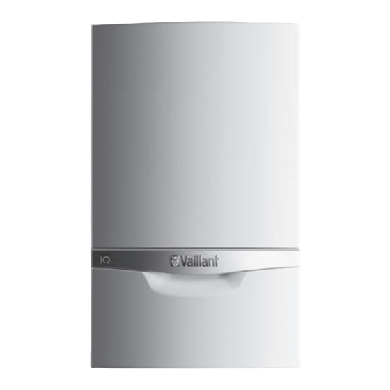 Vaillant ecoTEC exclusive 627 Installation And Maintenance Instructions Manual
