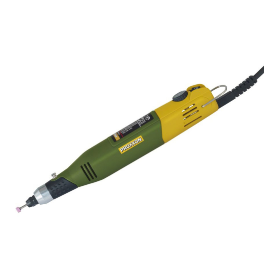 Proxxon Micromot 230/E Translation Of The Original Operating Instructions