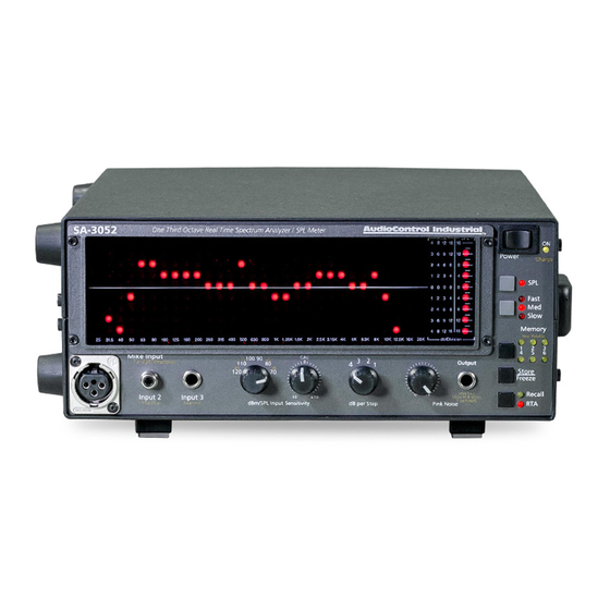 AudioControl SA-3051 Manuals
