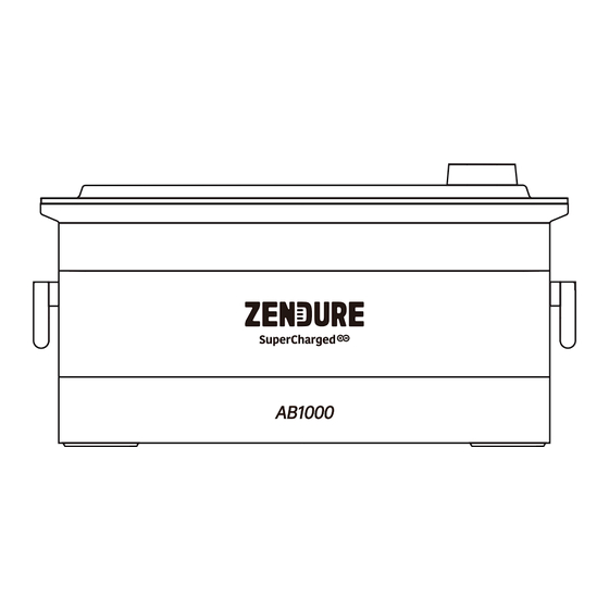 Zendure Supercharged ZDAB1000 User Manual