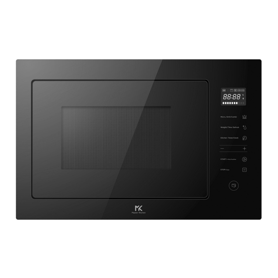 MASTER KITCHEN MKMW 3825-PR BK Instruction Manual