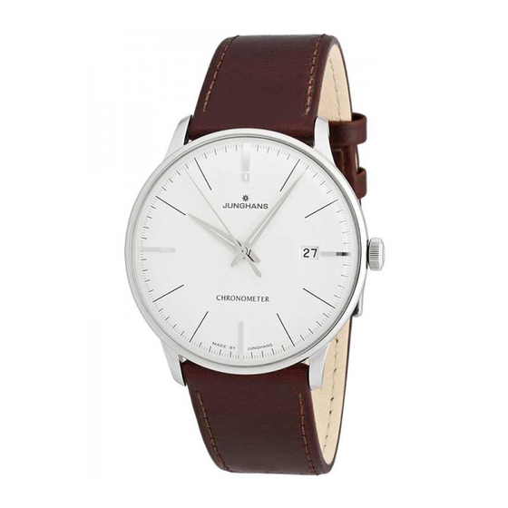 Junghans J820.1 Manual