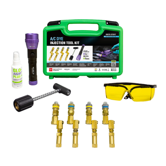 Spectronics TRACERLINE 09870-DYEKIT Instruction Manual