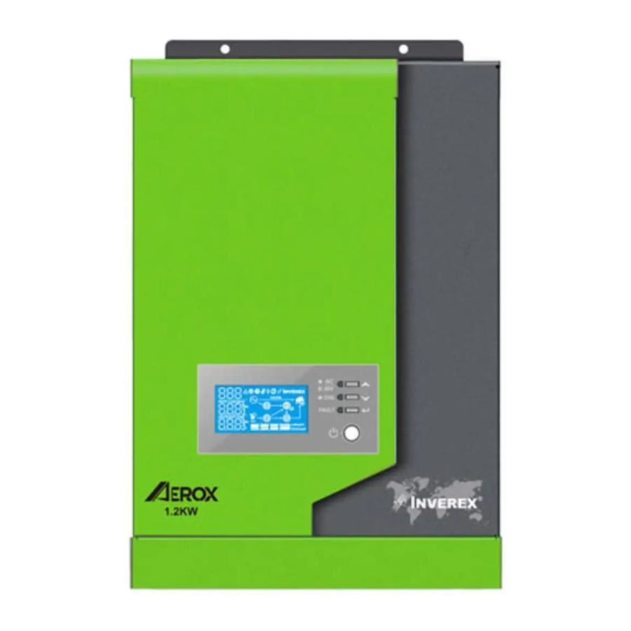 Inverex AEROX 1.2KW, AEROX 3.2KW, AEROX 2.2KW Manual