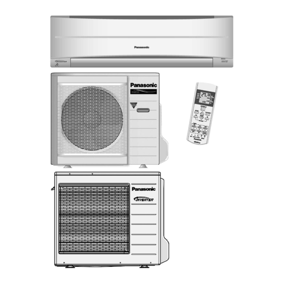 Panasonic CS-RE18JKX-1 Air Conditioner Manuals