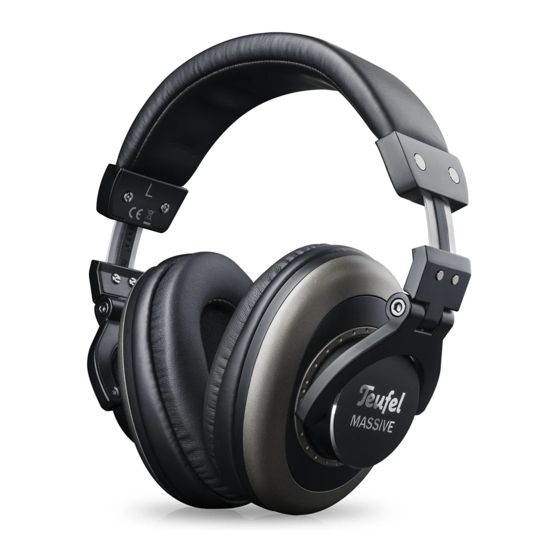 Teufel massive Technical Description And Operating Instructions