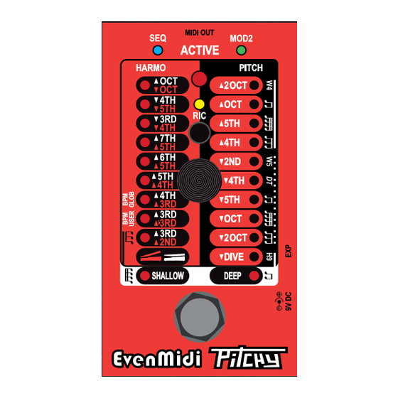 EvenMidi Pitchy User Manual