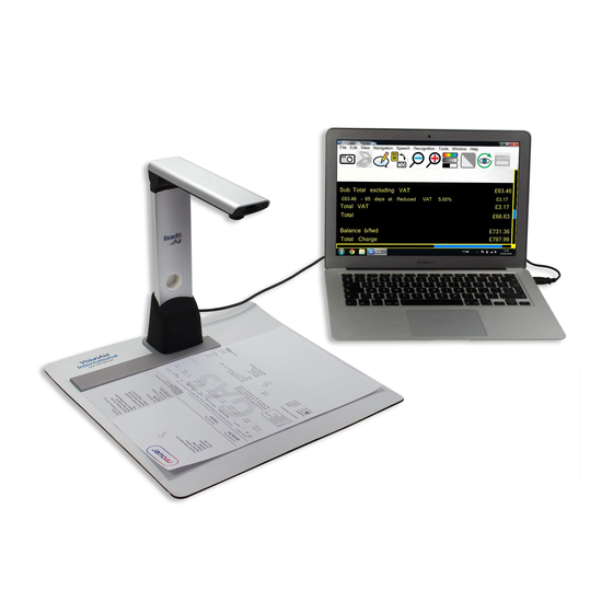 User Manuals: VisionAid Readit Air Portable Auto-Reader