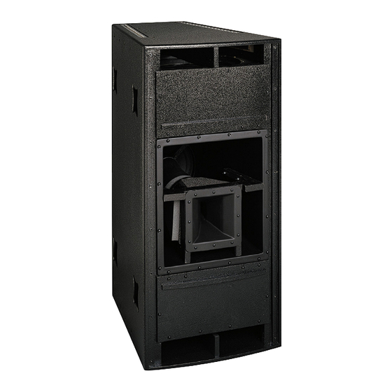 Electro-Voice Xi Series Xi-2153A/64F Technical Specifications
