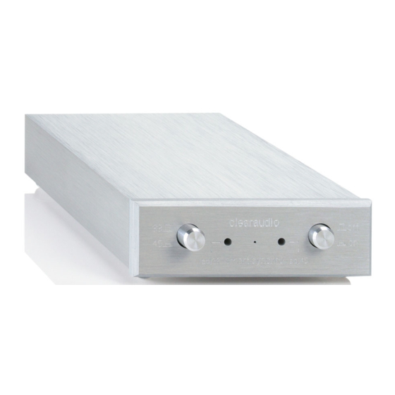 Clearaudio Smart synchro User Manual